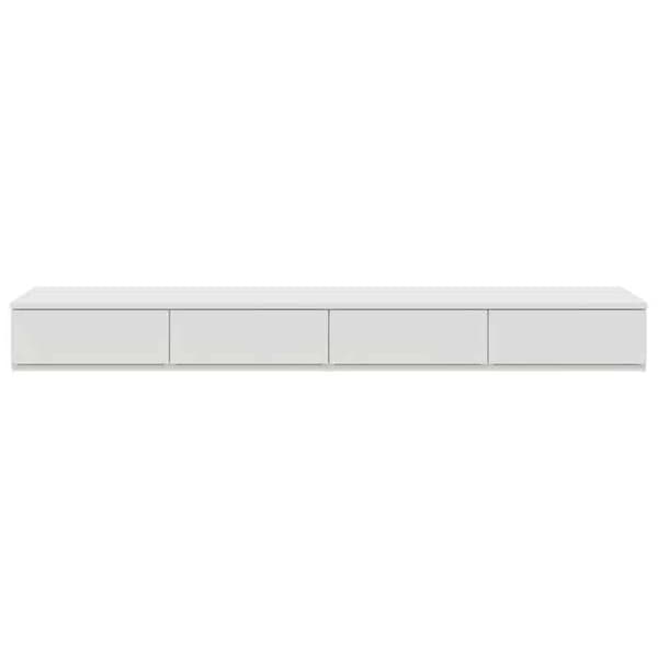 Maison Exclusive - Hvid sengeskuffe 135 x 36,5 x 16,5 cm Ingeniørtræ Vit