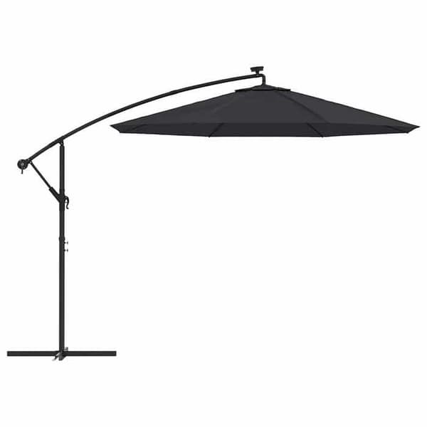 Maison Exclusive - Reserve stof til sort parasol 350 cm Svart