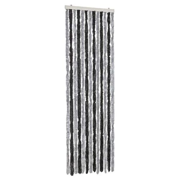 Maison Exclusive - Harmaa ja musta hyttysverkko 56x200 cm chenille