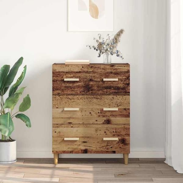 Exklusiv Maison - Buffé i gammalt trä 69,5 x 34 x 90 cm Ingenjörsträ