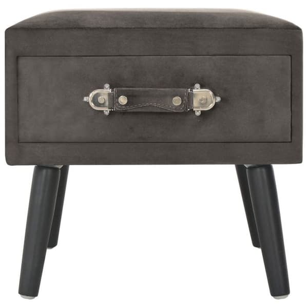 Maison Exclusive - Sängbord Grå 40x35x40 cm Sammet Grå