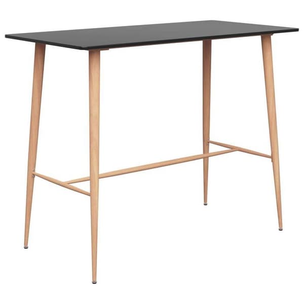 Maison Exclusive - Svart barbord 120x60x105 cm