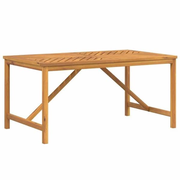 Havemøbel - MAISON EXCLUSIVE - Herringbone mønster - Massiv akacie - Rektangulær 150x90x74 cm - Stabil ramme