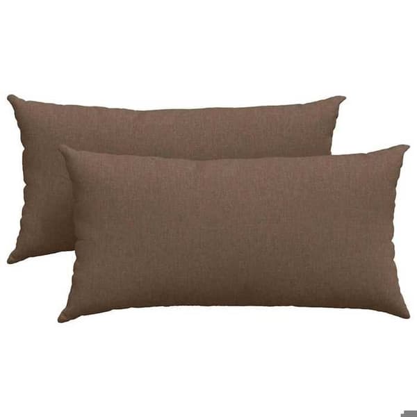 Maison Exclusive - Soffkuddar 2 st tyg Brun 80 x 40 cm brun