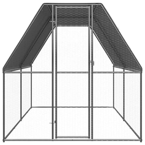 Maison Exclusive - Ulkokanala 2x4x2 m Galvanoitu teräs