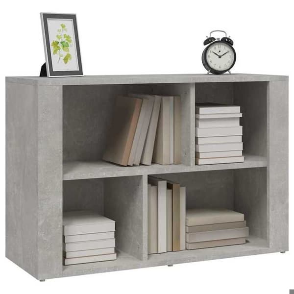 Maison Exclusive - Buffé Grå betong 80x30x54 cm Ingenjörsträ