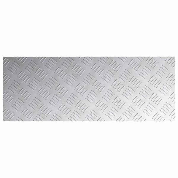 Maison Exclusive - Nez de marche 2 pc 80 x 30 cm Silver Aluminium Rektangulär