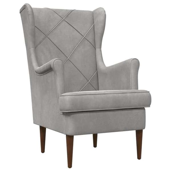 Maison Exclusive - Lysegrå Velour Stol