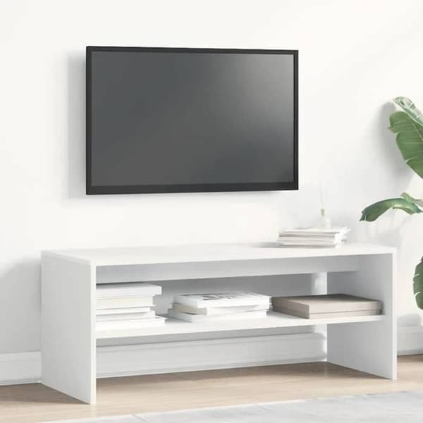 Maison Exclusive - TV-möbel Vit 100 x 40 x 40 cm Agglomerat