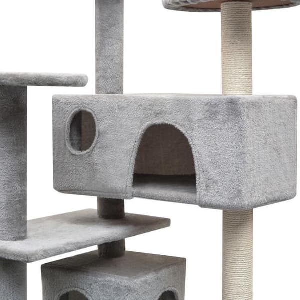 Maison Exclusive - Kattekradsetræ med sisal kløer 125 cm Grå grå