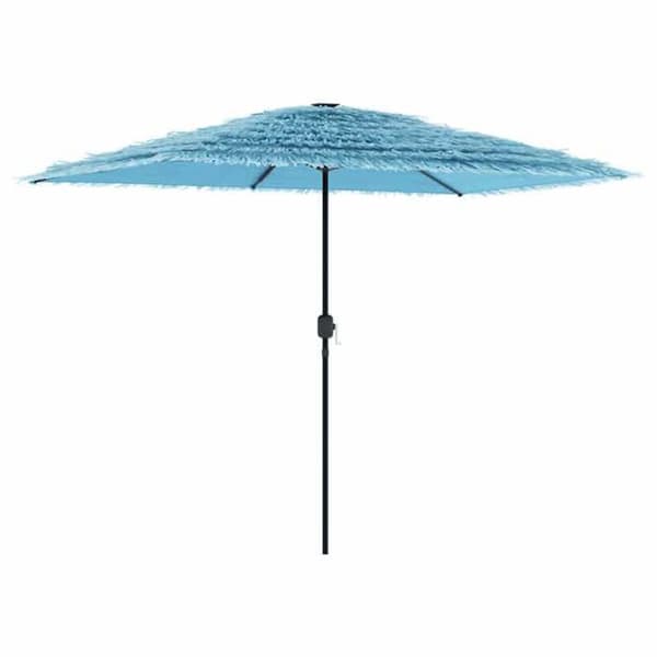 Maison Exclusive - Trädgårdsparasol med blå stång 300x200x250 cm
