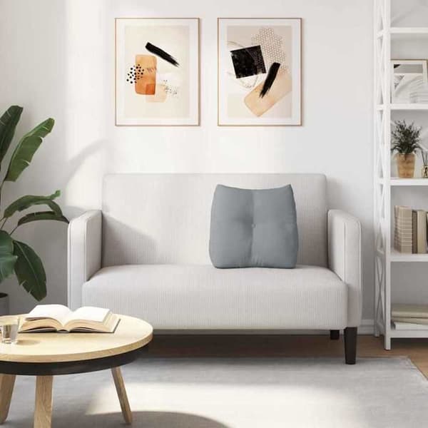 Maison Exclusive - Lys grå rygpude 45 x 24 x 50 cm stof