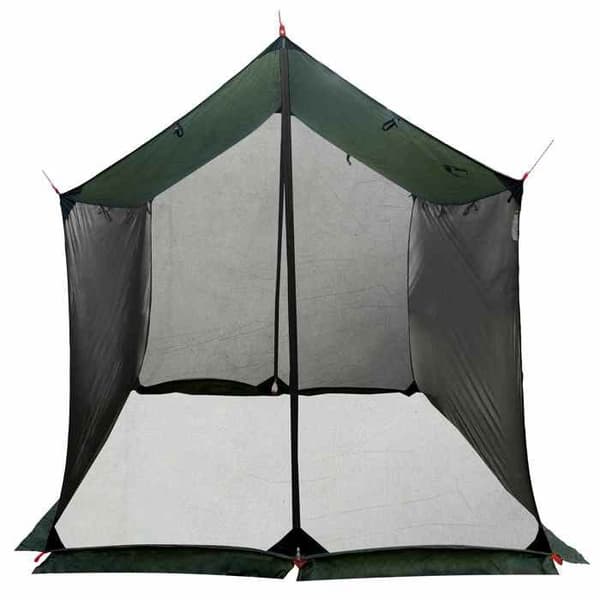 Maison Exclusive - Camping tarp med netvægge Grøn army