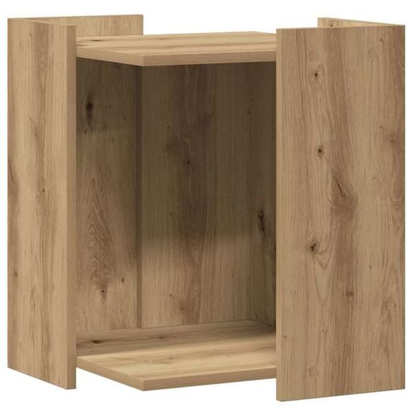 Maison Exclusive - Håndlavet kattebakke møbel i egetræ 42x42x51 cm