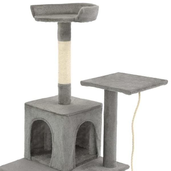Maison Exclusive - Kattekradsetræ med sisal kløer 120 cm Grå Grå