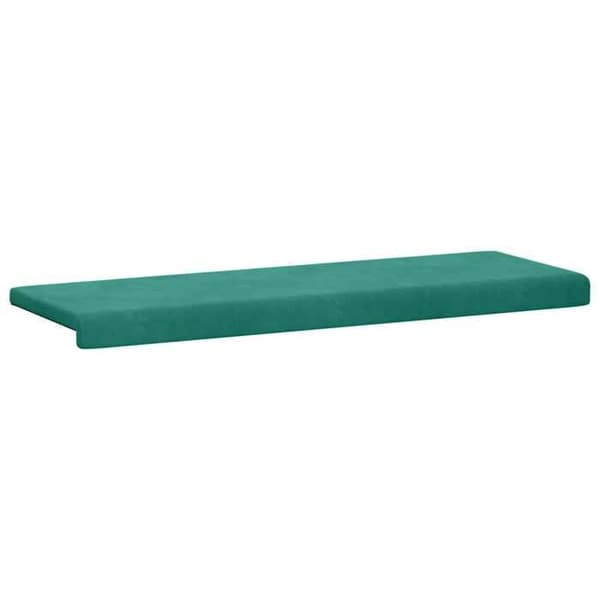 Maison Exclusive - Bänk Kudde Sammet Turkos Djup 35 cm
