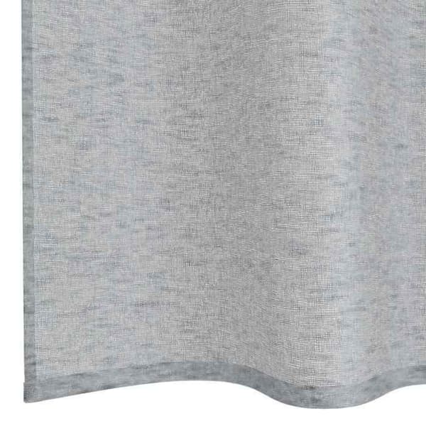 Maison Exclusive - Gardin i Voile 2 st Mörkgrå 260 x 140 cm Polyester
