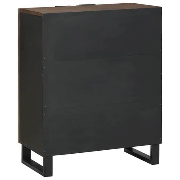 Buffé - EXKLUSIVT HUS - 60 x 33,5 x 75 cm - Massivt mangoträd - Valnöt - Rymlig förvaring Valnöt