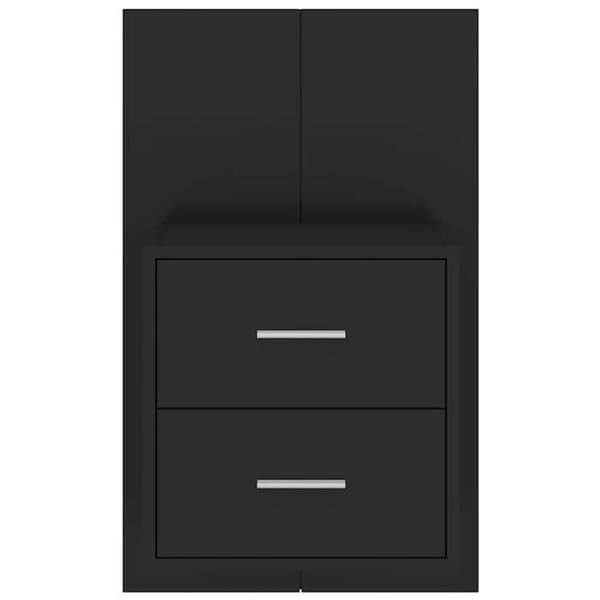 Maison Exclusive - Væghængt natbord Sort Svart
