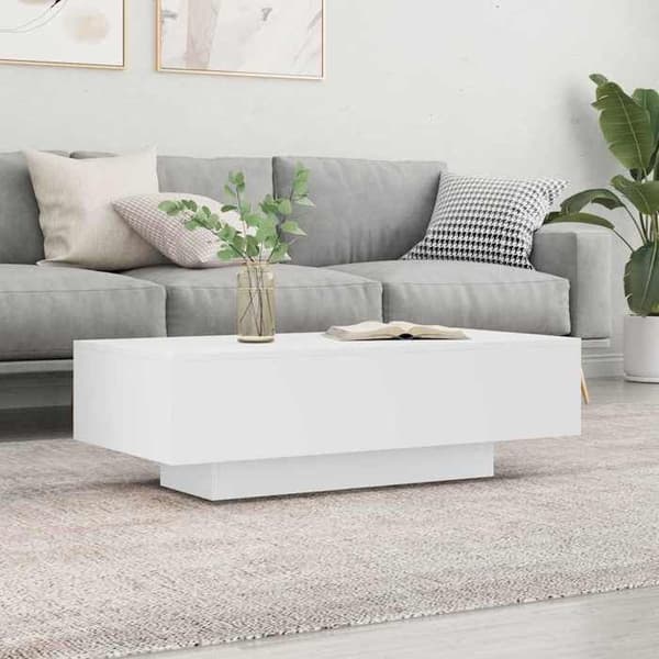 Bord - EKSKLUSIV HUS - 100x49,5x31 cm - Hvid - Ingeniørtræ - Moderne Vit