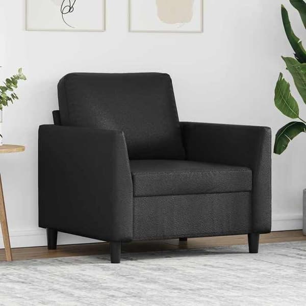 Maison Exclusive - Sort Stol 60 cm Simililæder