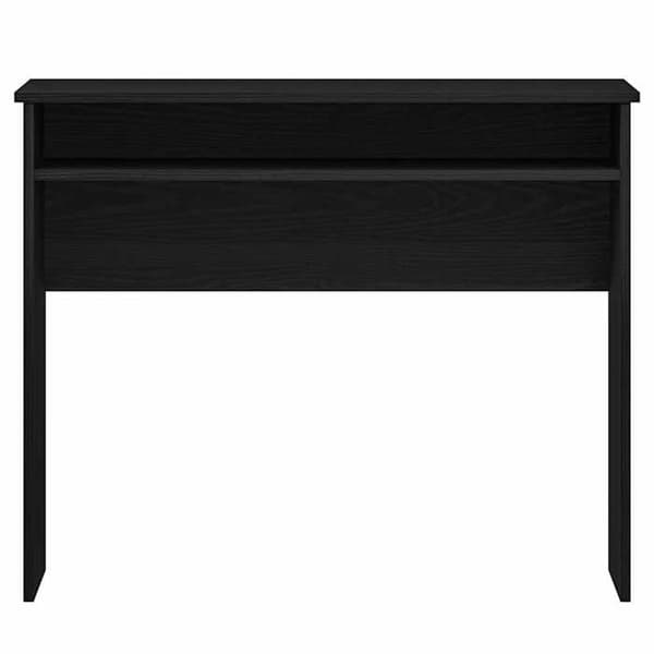 Maison Exclusive - Kontor i sort egetræ 90x50x74 cm ingeniørtræ svart ek