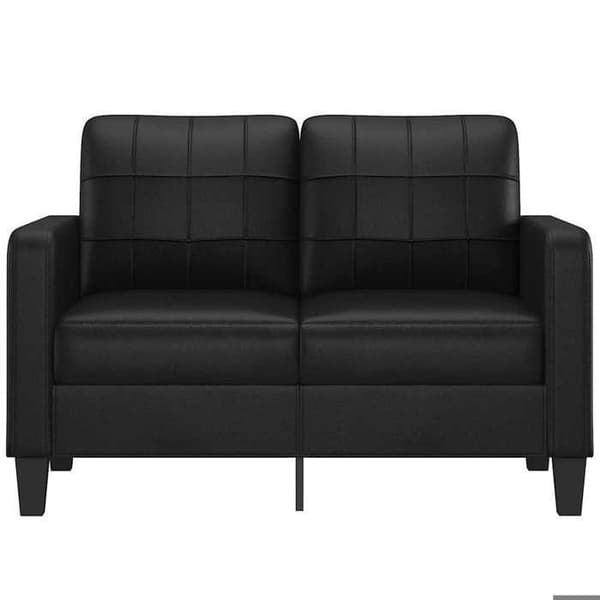 Maison Exclusive - 2-personers Sofa Sort 120 cm Syntetisk Læder