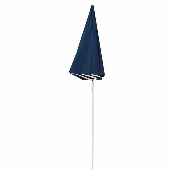 Maison Exclusive - Sininen terassivarjo teräspylväällä 180 cm