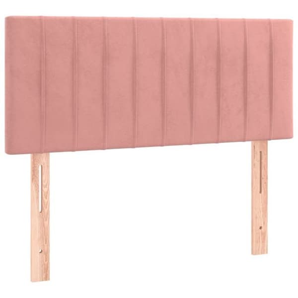 Maison Exclusive - LED-pääty, vaaleanpunainen 90x5x78/88 cm sametti Ros