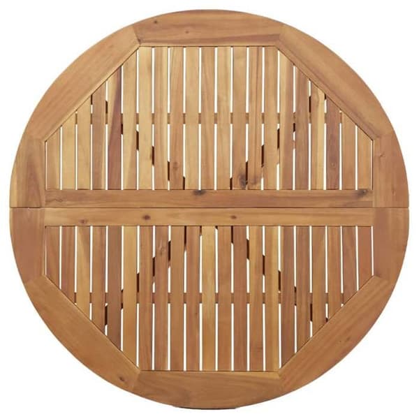 Maison Exclusive - Rund trädgårdsbord Ø85x75 cm av solid akaciaträ