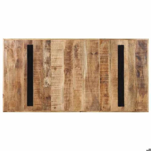 Maison Exclusive - Ruokapöytä 180x90x76 cm Raaka mangopuu
