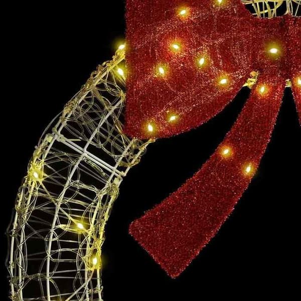Maison Exclusive - Couronne 150 LED Varmvit 120 cm Akryl Vit varm