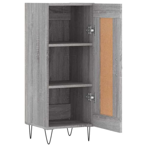 Maison Exclusive - Buffet Sonoma grå 34,5x34x90 cm Ingeniørtræ grå