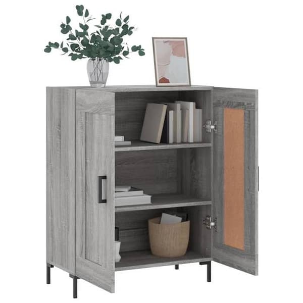 Maison Exclusive - Buffé Sonoma Grå 69,5x34x90 cm Ingenjörsträ