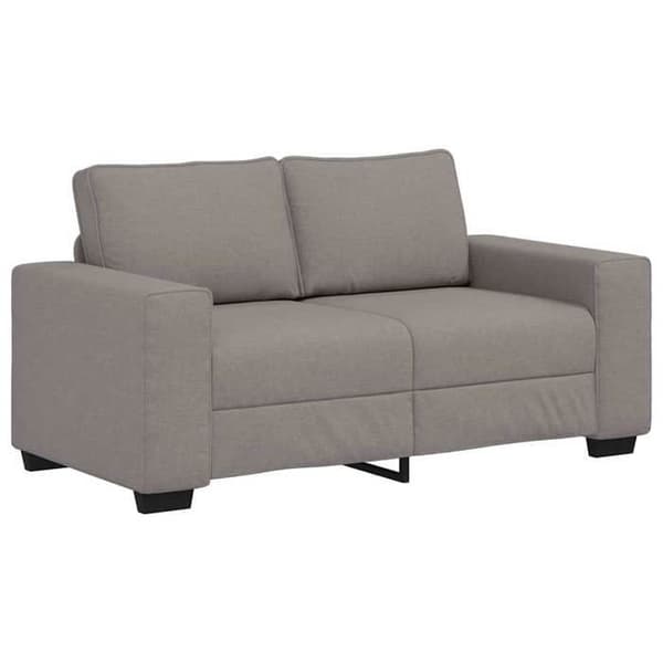 Maison Exclusive - Soffa 2 platser taupe 160x77x82 cm i tyg