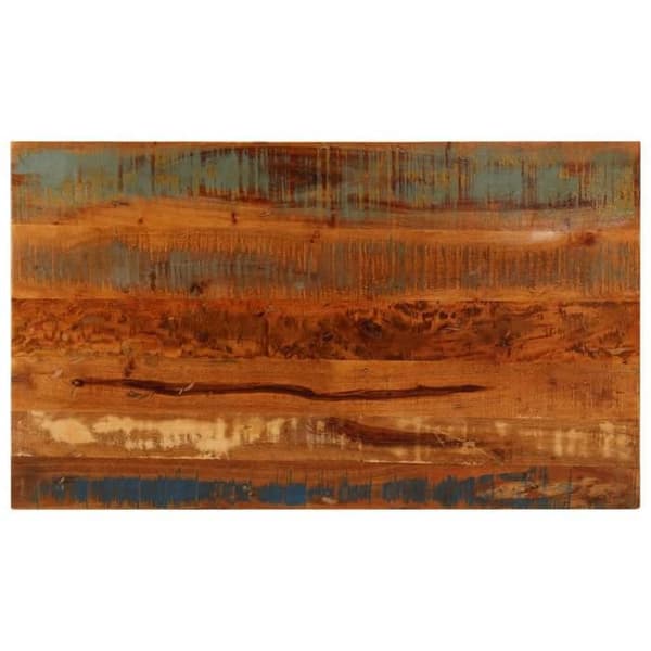 Maison Exclusive - Sofabord og hylde 100x60x35 cm Solid genbrugstræ