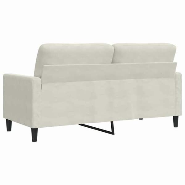 Maison Exclusive - 2-paikkainen sohva, kerma 140 cm sametti
