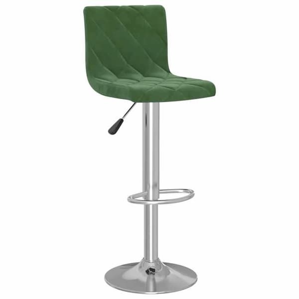 Maison Exclusive - Barstolar set om 2 mörkgrön sammet