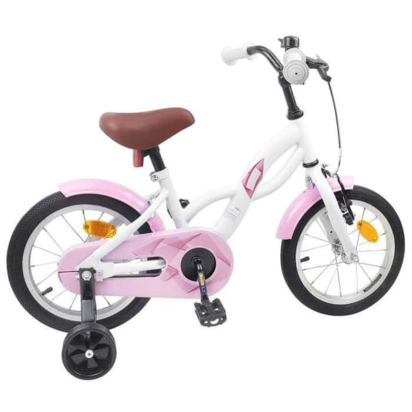 Maison Exclusive - Cykel för Barn 12 Tum för 2-4 År Gammal Vit Vit