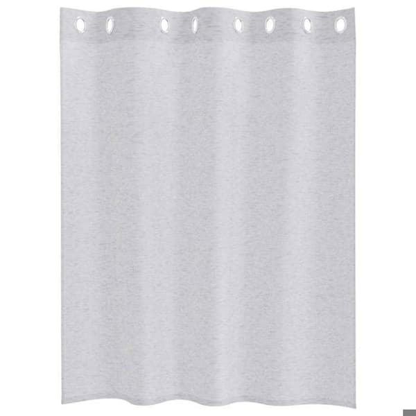 Verho - MAISON EXCLUSIVE - 2 kpl - Vaaleanharmaa - Polyesteri - 140 x 140 cm Ljusgrått