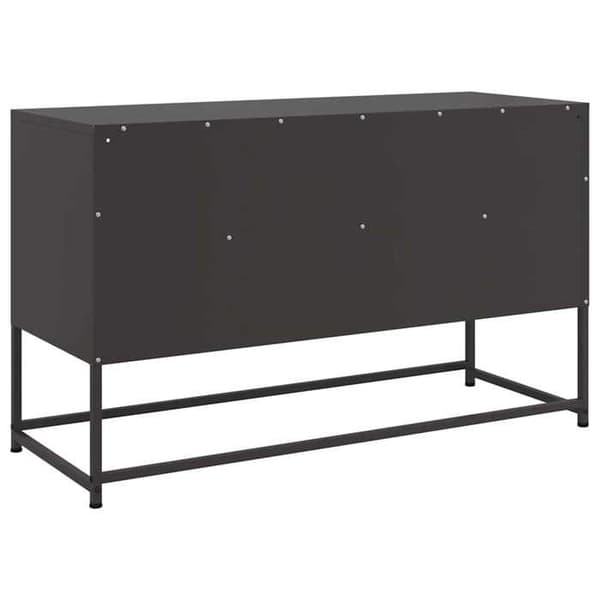 Maison Exclusive - Sort TV-møbel 100,5x39x60,5 cm stål Svart