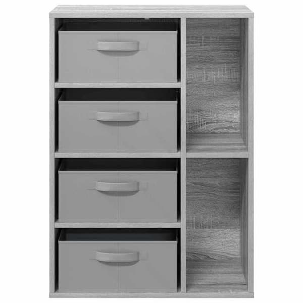 Maison Exclusive - Buffet Sonoma grå 60 x 33,5 x 84 cm