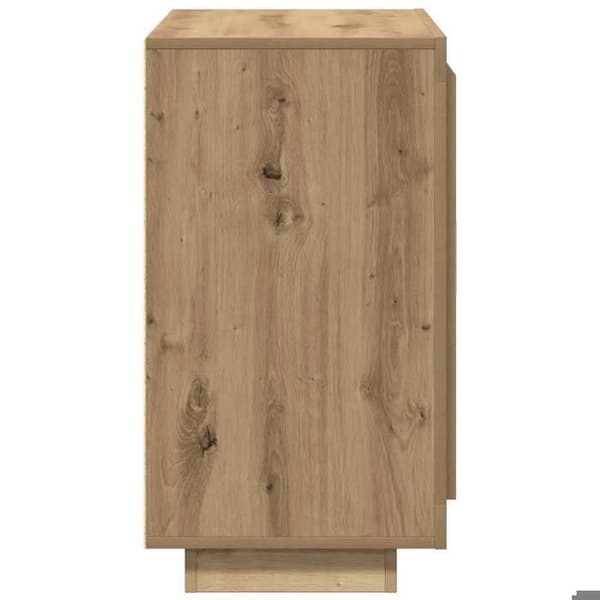 Buffet - EKSKLUSIVT HUS - 80x40x75 cm - Eg - Ingeniørtræ - 2 døre Ek