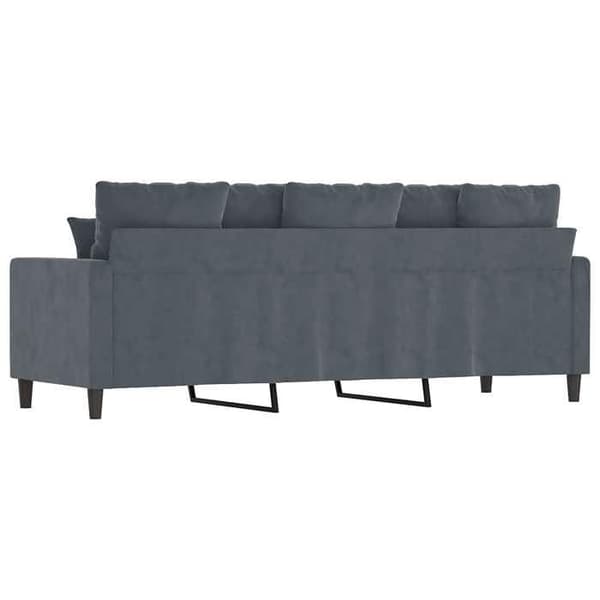 Maison Exclusive - 3-personers sofa i mørkegrå 180 cm velour