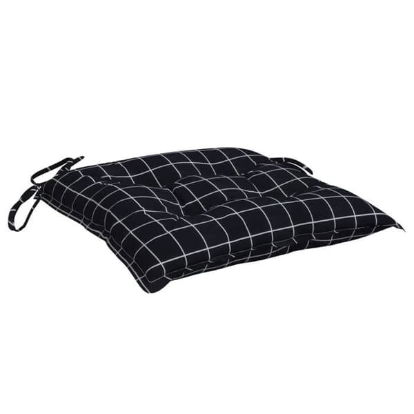 Maison Exclusive - Tuoli tyynyt 2 kpl musta 50x50x7 cm Svart