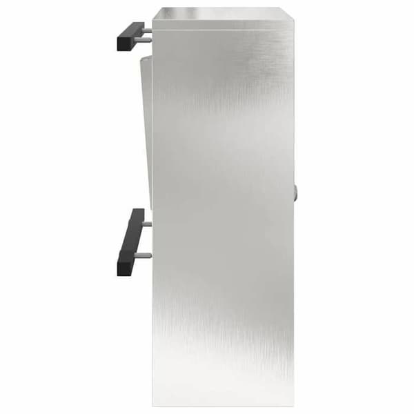 Maison Exclusive - sølvfarvet postkasse 30 x 20 x 55 cm rustfrit stål Silver