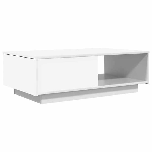 Maison Exclusive - Låg bord Vit 95 x 55 x 31 cm Ingenjörsträ