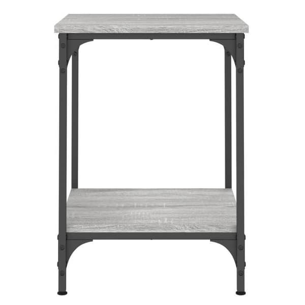 Maison Exclusive - Soffbord sonoma grå 40x40x55 cm ingenjörsträ Sonoma grå