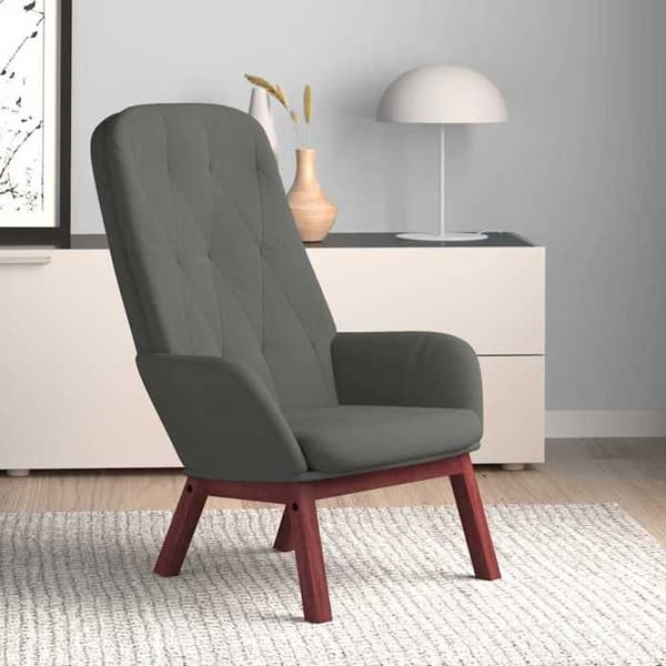 Maison Exclusive - Mørkegrå Velour Relax stol