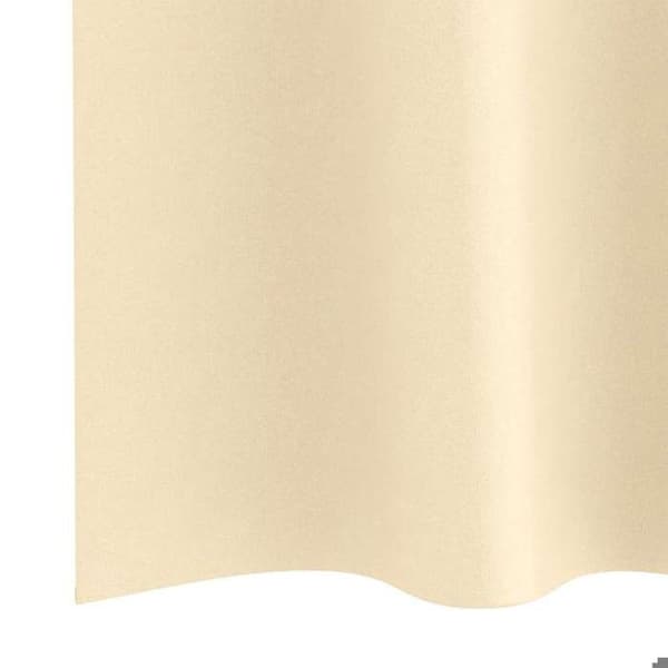 Maison Exclusive - Mörkläggande gardiner med ringar 2 st Kräm 245 x 140 cm Grädde